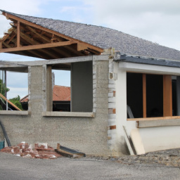 Extension de maison avec chambre d'amis Epinal